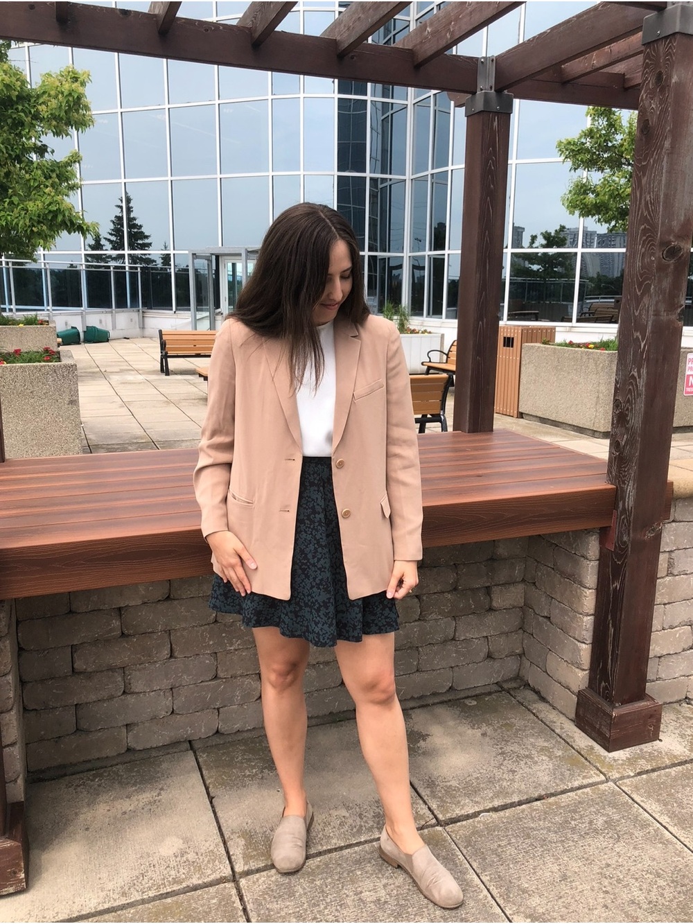Aritzia Babaton Relaxed Blazer in Tan (Medium) - Picture 8 of 8